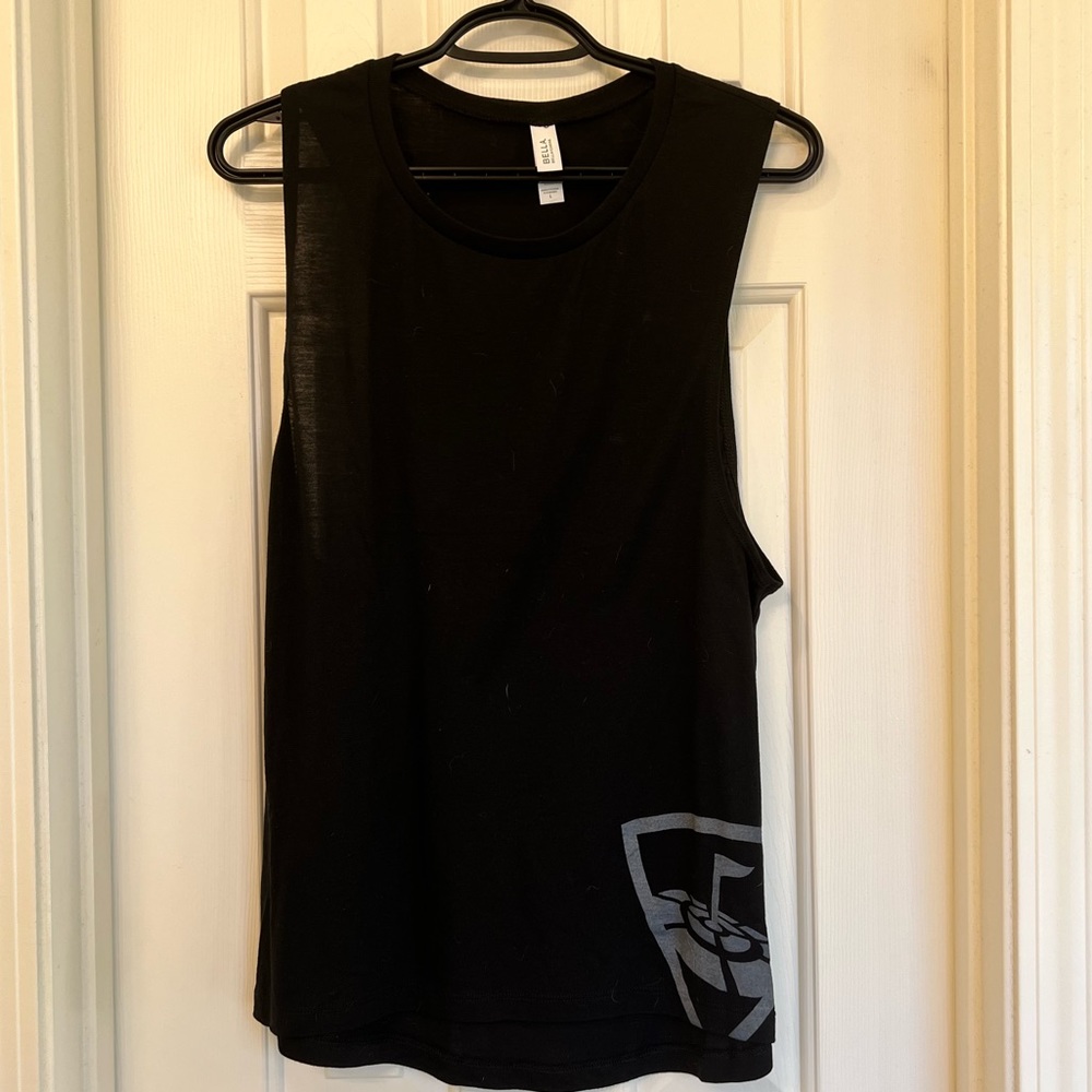 Topgolf Las Vegas Bella Canvas Women’s Large muscle tank black new without tags